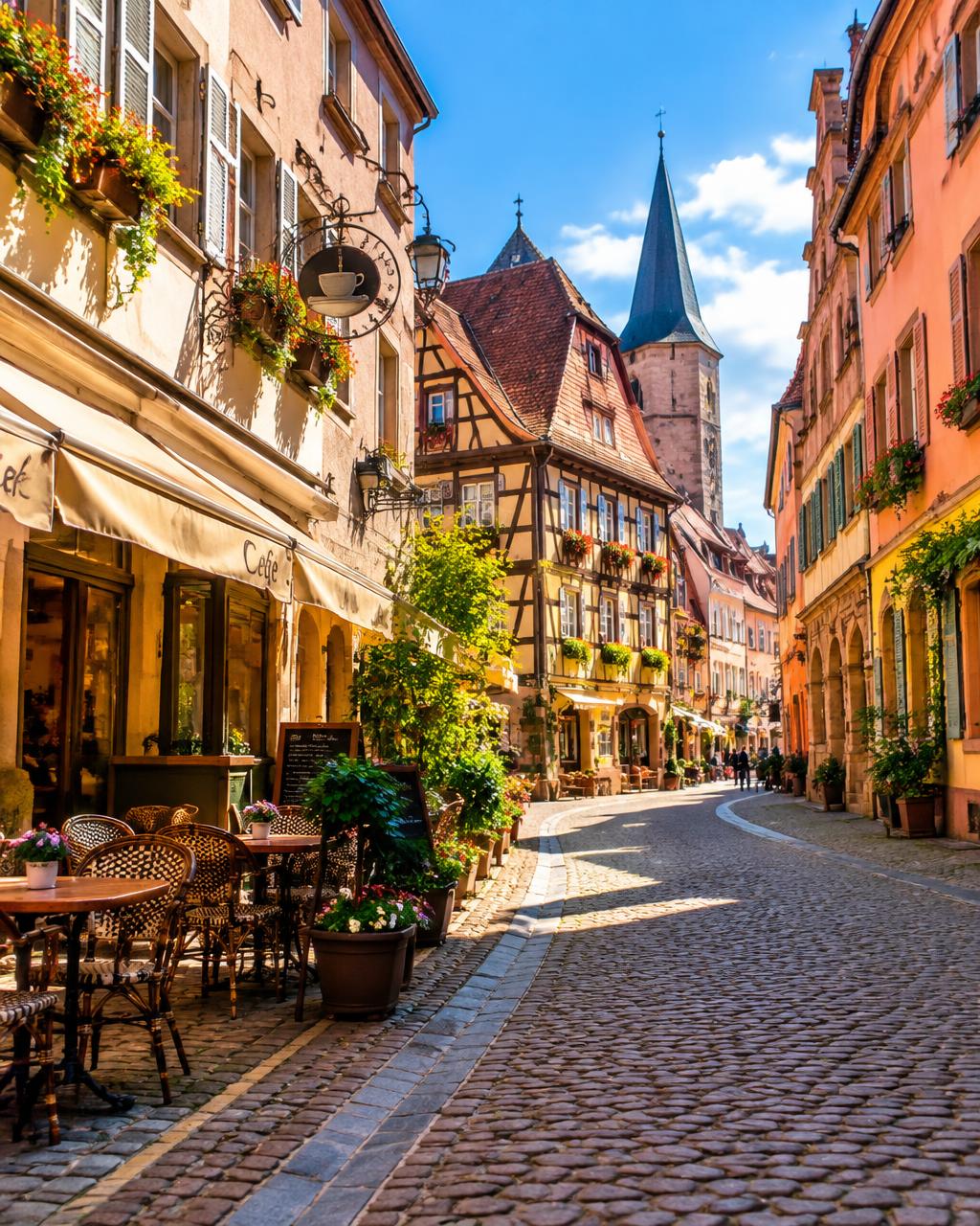 Rua histórica europeia